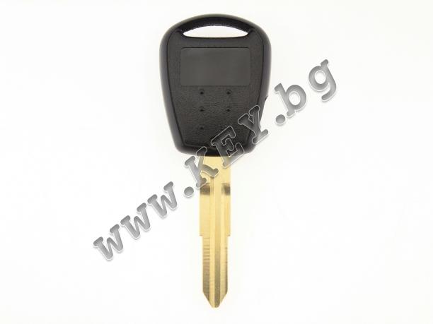 Ключ KEY без електроника за Hyundai с място за 1 страничен бутон